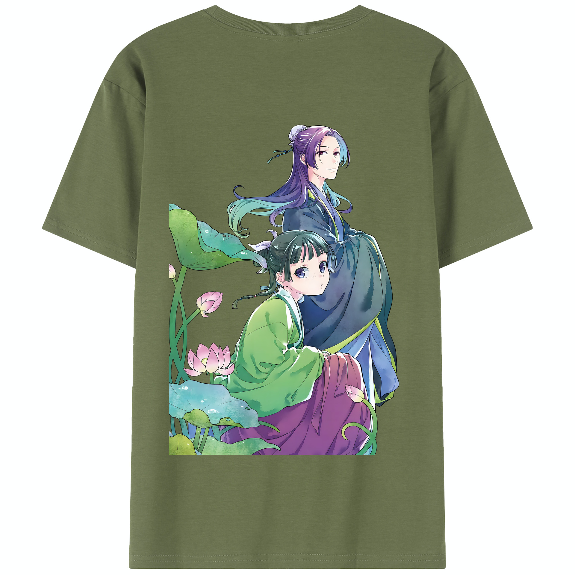 （画像用） 薬屋のひとりごと The Apothecary Diaries 綿100％半袖Tシャツ（背面プリント）